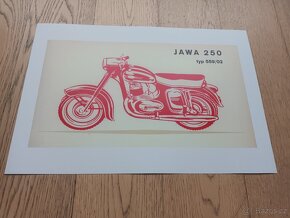 Prodam plakaty Jawa pionýr,Manet,CZ 502,Jawa 250,Stadion - 11