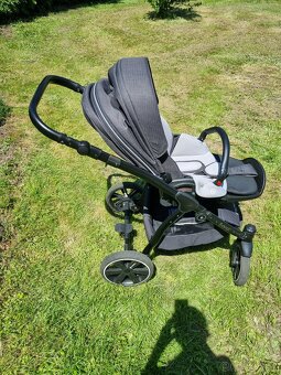 Kočárek Noordi fjordi 2v1 černý - 11