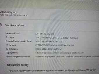 HP 250 G10 i3  / 15,6 palce - 11