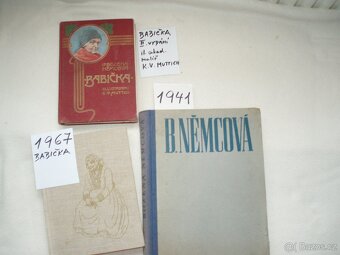 stará kniha Babička-B.Němcová-pozlacená - 11