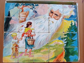 Retro obrázkové kostky TOFA Pohádky - 11