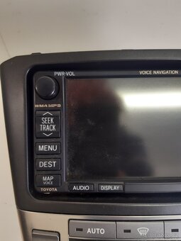 Toyota Navigace, rádio - 11