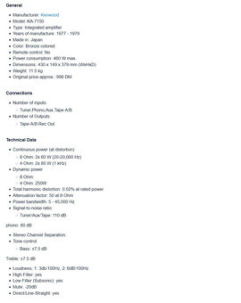 KENWOOD KA-7100 DC Stereo Integrated Amplifier / Vintage - 11