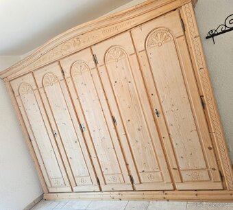 Celodřevěná ložnice ručně řezaná viz poslední foto - 11