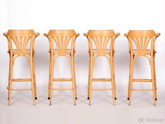 Vyhkledávané barové židle, barovky TON, buk, 8 ks - 11