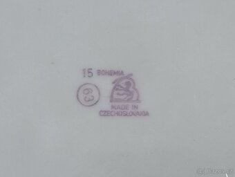 PORCELÁNOVÁ KOLÁČOVÁ SOUPRAVA - KARLOVARSKÝ PORCELÁN - 11