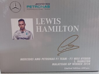 6x F1 MERCEDES 2013-2015 HAMILTON A ROSBERG MINICHAMPS 1:18 - 11