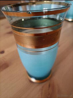 Skleněný servis, džbán, skleničky - 11