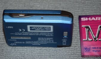 Minidisc SHARP MD-SR70, media, manual, příslušenství - 11