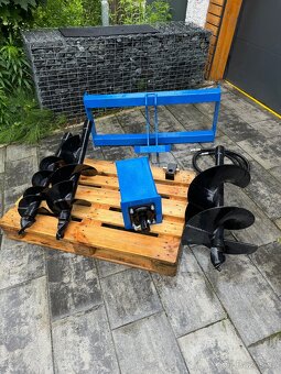 Hydraulický vrták pro nakladače a bagry od 0,7t do 3,5t. - 11