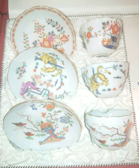12 šálků na espresso MEISSEN ve 2 originálních krabicích - 11