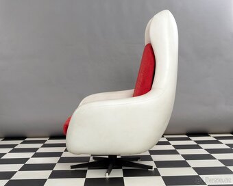 2 x designové otočné křeslo vajíčko 70. léta - 11