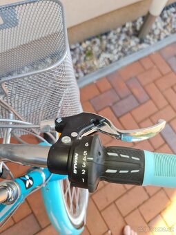 Dětské kolo 24 BTWIN 500 modré skoro nepoužité 100% stav - 11