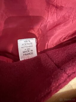 Vlněný vínový kabát - 11