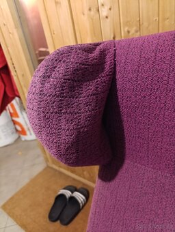 Ušák křeslo otočné, vintage, retro - 11