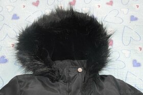 140 146 152 158 zimní bunda kabát s kožíškem - 11