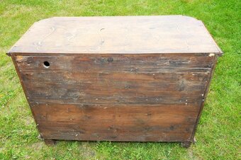 Barokní skřínka intarzovaná dvoudvéřová 18. století - 11