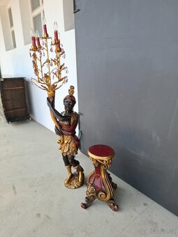 Benátská lampa Světlonoš-Mouřenín - 11
