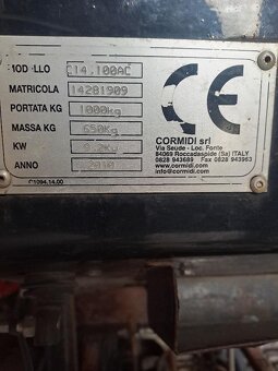 Prodám Dumper CORMIDI C14,10AC  , multifunkční 4v1 - 11