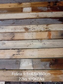 Prkna,fošny,trámy,levně - 11