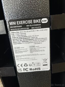 Nové mini fitness kolo AGM černé B07H3JX9CV - 11