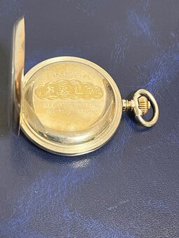 Omega kapesni stribrne starozitne hodinky - 11