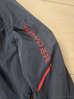 Pánská černá lyžařská bunda Spyder vel. XL - 11