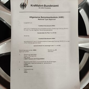 Alu kola MSW - O.Z. Racing 7Jx16 , ET42 , 5x112 - 11