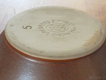 VINTAGE KAMENINOVÁ MÍSA GRÉS & POTIERS DIGOIN - FRANCIE - 11