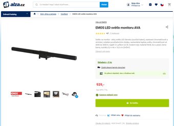 EMOS Led světlo monitoru 46cm - 11