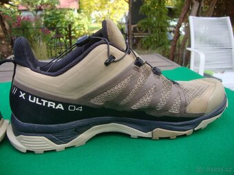 Pánské trekové boty Salomon obuv X Ultra 4 Gtx Olive 44,5 cm - 11