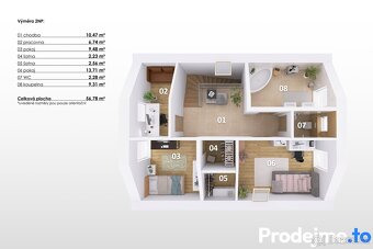 Prodej rodinného domu č. 3 - 5+kk, 125 m2 - Beřovice - 11
