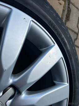 AUDI A4 B8 Alu disky 8Jx17 včetně pneu 245/45x17 - 11