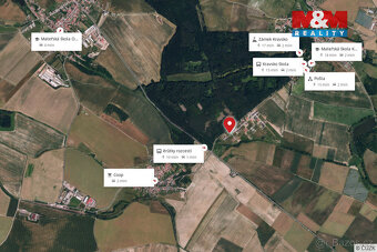 Prodej pozemku k bydlení, 1000 m², Kravsko - 11