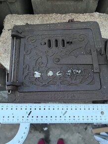 Litinová kamnová dvířka Jedna se o 5 kusů viz foto - 11