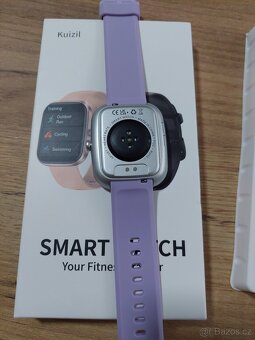 Chytré hodinky KUIZIL T70–1,91" IPS displej, CZ,fialové - 11