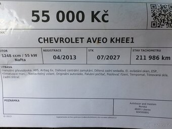 Chevrolet Aveo KHEE1 - 11
