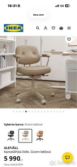 kancelářská židle ikea Alefjall - 11