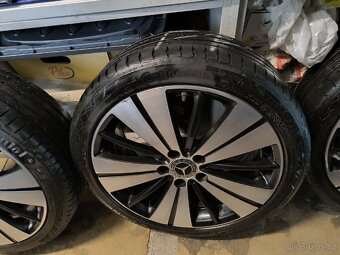 ALU kola Mercedes B 5x112 r18 Originál, pneu 5mm+TPMS - 11