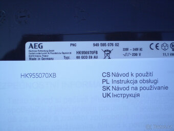 Indukční varná deska Electrolux EHH9967FOZ/AEG HK956970FB - 11