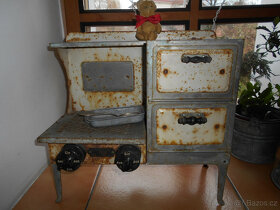 KAMÍNKA - STAROŽITNOST - STARÁ HRAČKA PRO DĚTI - 11