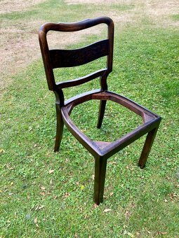 židle staré židle retro židle dřevěné starožitné artdeco - 11