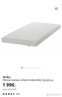 MYDAL Rám dětské palandy borovice +  2x matrace - jako nová - 11