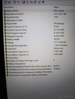 Notebook Dell e5570 (Nová baterie, SSD, podsvit, FullHD) - 11