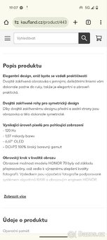 Mobilní telefon Honor 70, 8GB ram/256 GB - 11