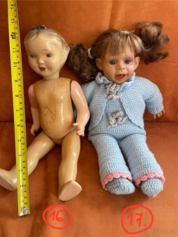 Velká sbírka starožitných panenek - 11