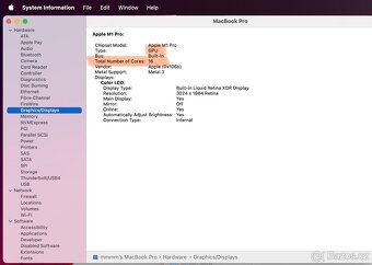 Apple Macbook Pro 2021 14,2” M1 Pro vesmírné šedý US - 11
