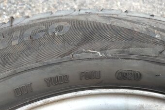 5x100 Alu kola 15 letní pneu 195/65/15 sada obutých kol - 11