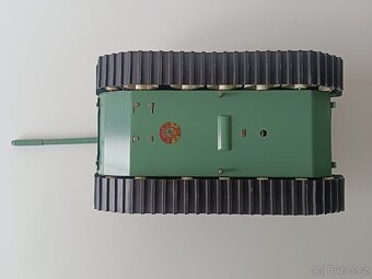 Plechový Tank na baterii, ites, stará hračka - 11