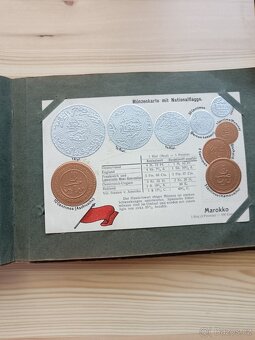 Peníze všech Zemí světa 37 Pohlednic s Mincemi z celého svět - 11